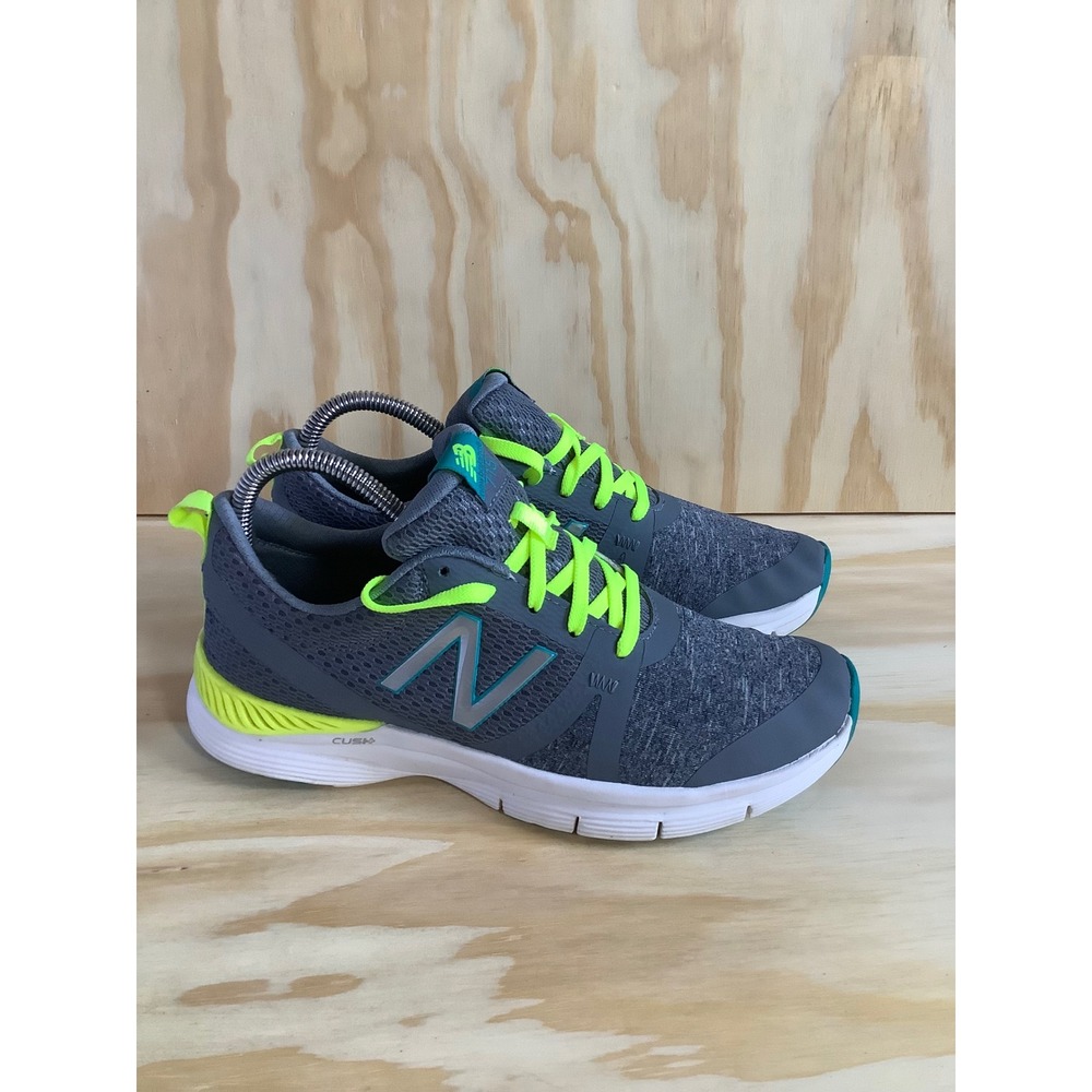 New Balance 715 v2 Grey Lime Green Training Shoes WX715TS1 Womens 9